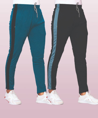 Covett Solid Men Grey Track Pants