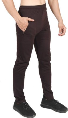 STCCLASSIC Solid Men Brown Track Pants