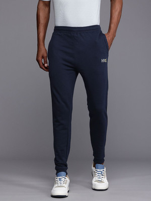 HRX by Hrithik Roshan Self Design Men Blue Track Pants