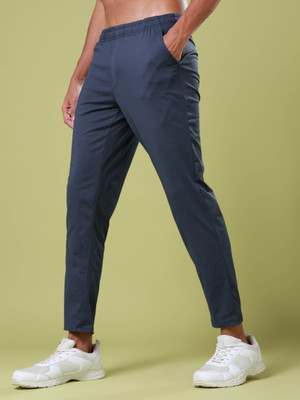 TECHNOSPORT Solid Men Blue Track Pants