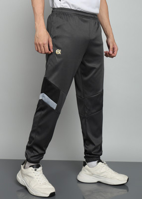 Qalm Brothers Solid Men Grey Track Pants