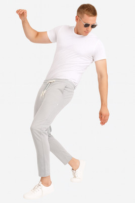 Royal-E-Kashmir Solid Men Grey Track Pants