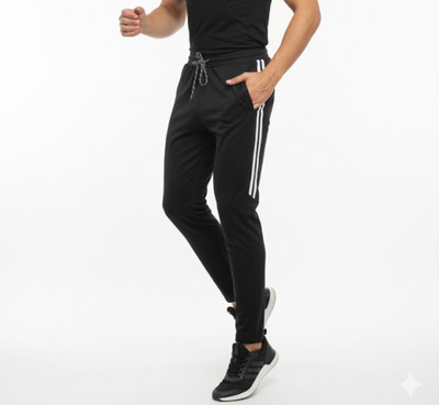 Mdcollecti Self Design Men Grey Track Pants