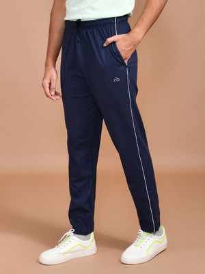 SKYKNIT Solid Men Dark Blue Track Pants