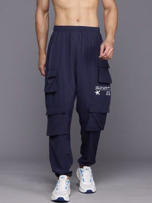 HRX by Hrithik Roshan Solid Men Blue Track Pants