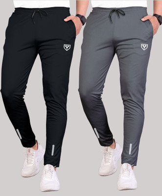 Yazole Solid Men Multicolor Track Pants