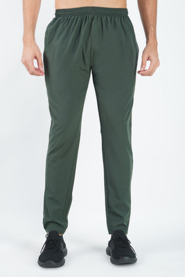 GOTO Striped Men Olive Track Pants