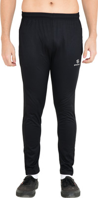 Good Step Solid Men Black Track Pants