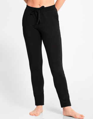 JOCKEY Solid Women Black Track Pants