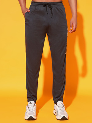 GLITO Solid Men Grey Track Pants