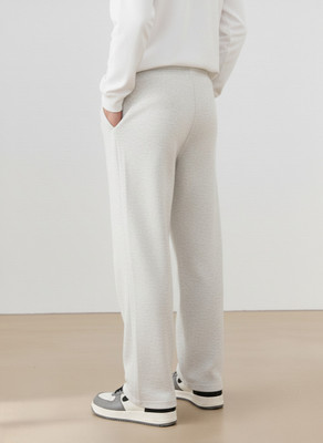 Dockstreet Solid Men White Track Pants