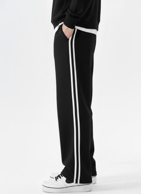 Dockstreet Loose Fit Men White Trousers