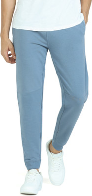XYXX Solid Men Blue Track Pants