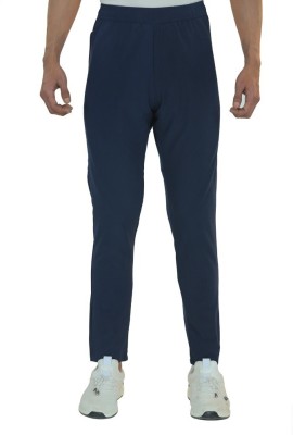 RANBOLT Solid Men Dark Blue Track Pants