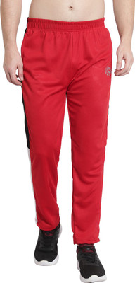 OORA Colorblock Men Red Track Pants
