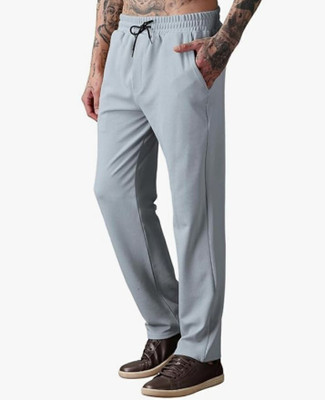 METRONAUT Solid Men Grey Track Pants