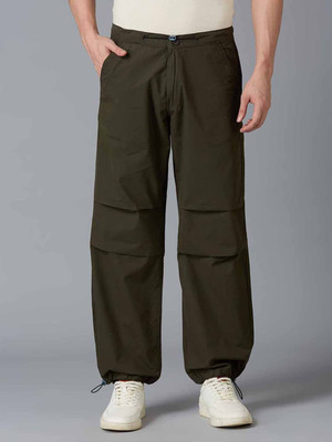 true colors of india Solid Men Green Track Pants