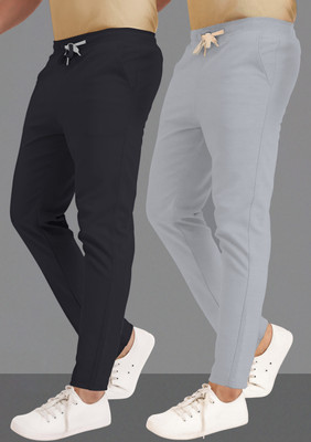 AVOLT Solid Men Silver, Grey Track Pants