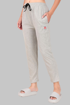 JECKWARD Solid Women Grey Track Pants
