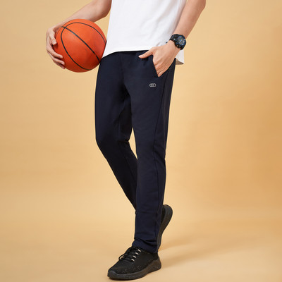 Ajile By Pantaloons Solid Men Blue Track Pants