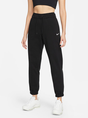 NIKE Solid Women Black Track Pants