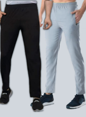 M2kFASHION Solid Men Dark Blue Track Pants