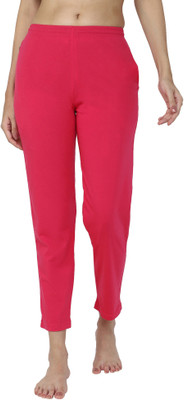 Dyca Solid Women Pink Track Pants