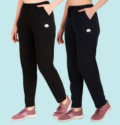 GAA Solid Women Black, Dark Blue Track Pants