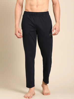 Pepe Jeans Solid Men Dark Blue Track Pants