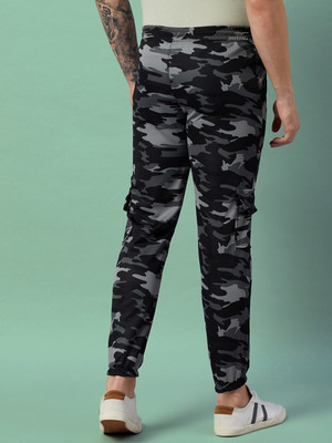 Chrome & Coral Printed Men Multicolor Track Pants