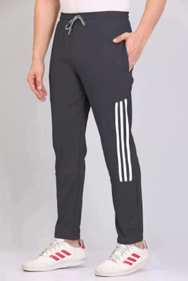 PAMIRI Solid, Striped Men Multicolor Track Pants