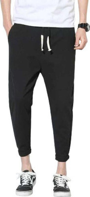 Kashmiri queen Solid Men Black Track Pants