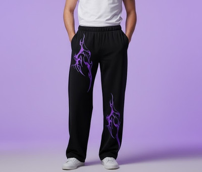 xpecto style Printed Men Black Track Pants
