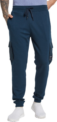 Octave Solid Men Green Track Pants