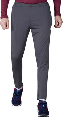 NIVIA Solid Men Grey Track Pants