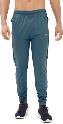 TECHNOSPORT Solid Men Green Track Pants