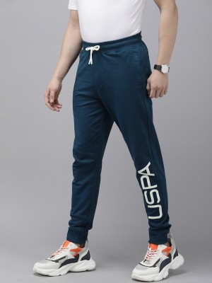 U.S. Polo Assn. Denim Co. Solid Men Blue Track Pants