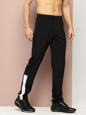 Turnfit Solid Men Black Track Pants