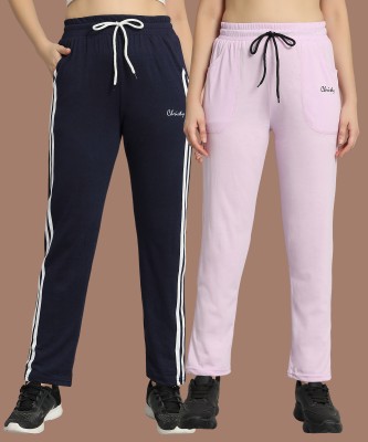 Christy World Striped Women Multicolor Track Pants