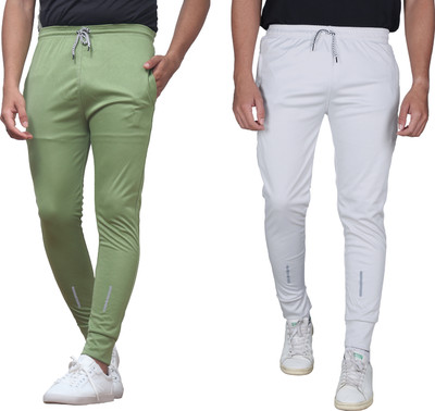 Rowing Solid Men Light Green, Grey Track Pants