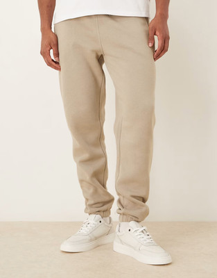 GYRFALCON Solid Men Beige Track Pants
