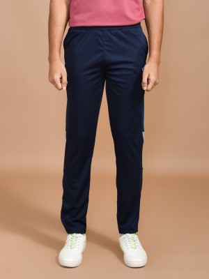 SKYKNIT Solid Men Dark Blue Track Pants