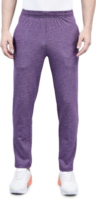 SHIV-NARESH Solid Men Purple Track Pants
