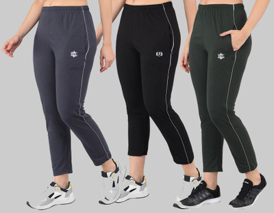 ASDF Solid Women Multicolor Track Pants