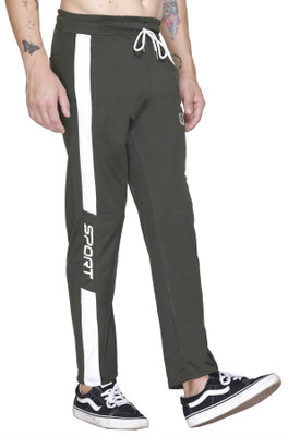 Leebonee Solid Men Olive Track Pants