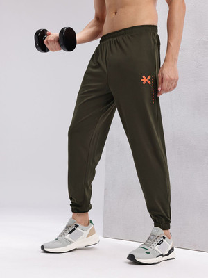 HRX by Hrithik Roshan Solid Men Green Track Pants