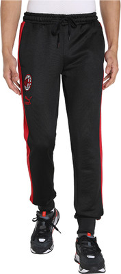PUMA ACM FtblHeritage T7 Track Pants Solid Men Black Track Pants