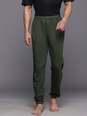 HRX by Hrithik Roshan Solid Men Green Track Pants