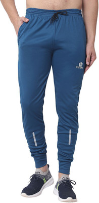 EnStore Solid, Printed Men Blue Track Pants