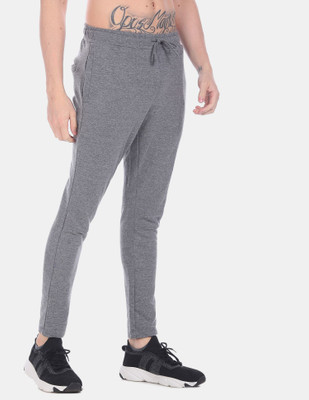 FLYING MACHINE Solid Men Grey Track Pants